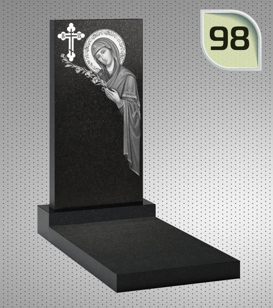 Макет вертикального памятника №98