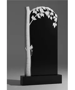 Комплект памятника ДВ6 120*60*7 см, черный Габбро-Диабаз