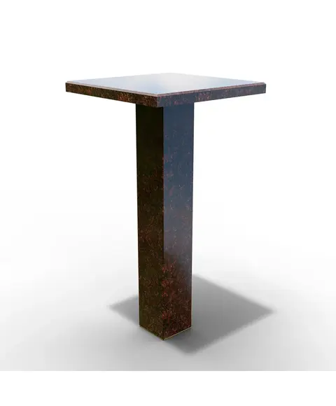 Стол из гранита Елизовский 40x40x3 (столб 75x12x12)