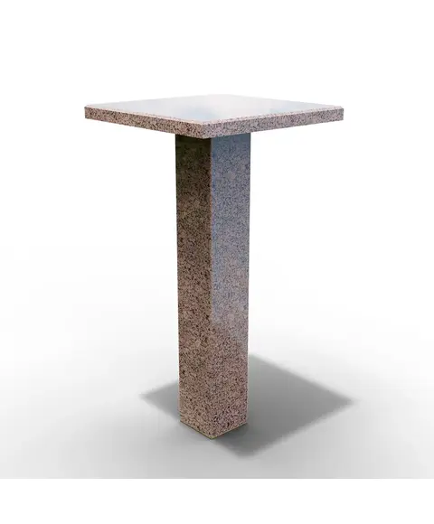 Стол из гранита Возрождение 40x40x3 (столб 75x12x12)