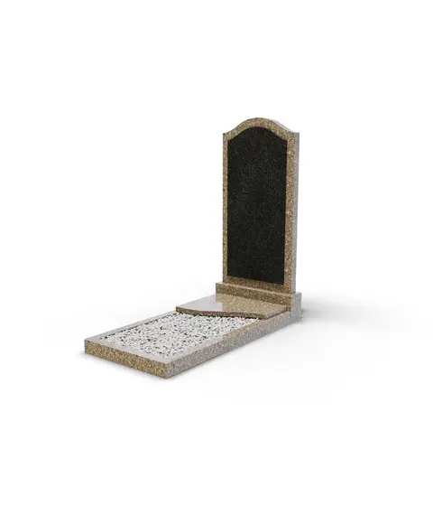 Комплект памятника КукП11В - 100*50*5(6) Куртинский (тумба 60 - с одной короткой плитой)