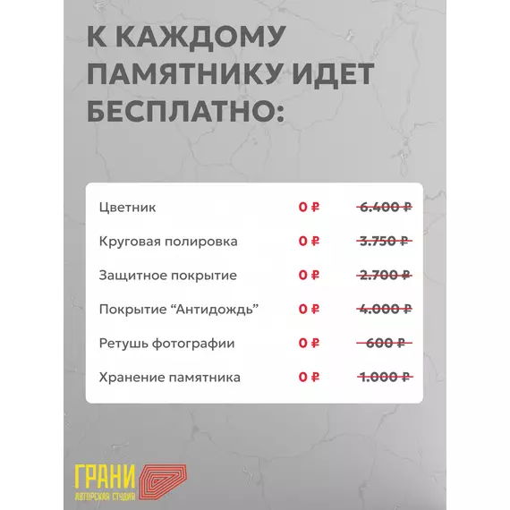 Памятник из гранита АМ10000-3